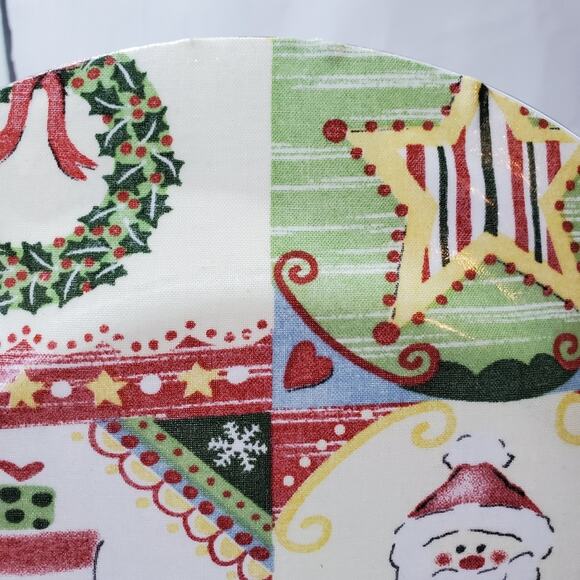 Christmas Holiday Theme Glass Serving Plate - Picture 7 of 9